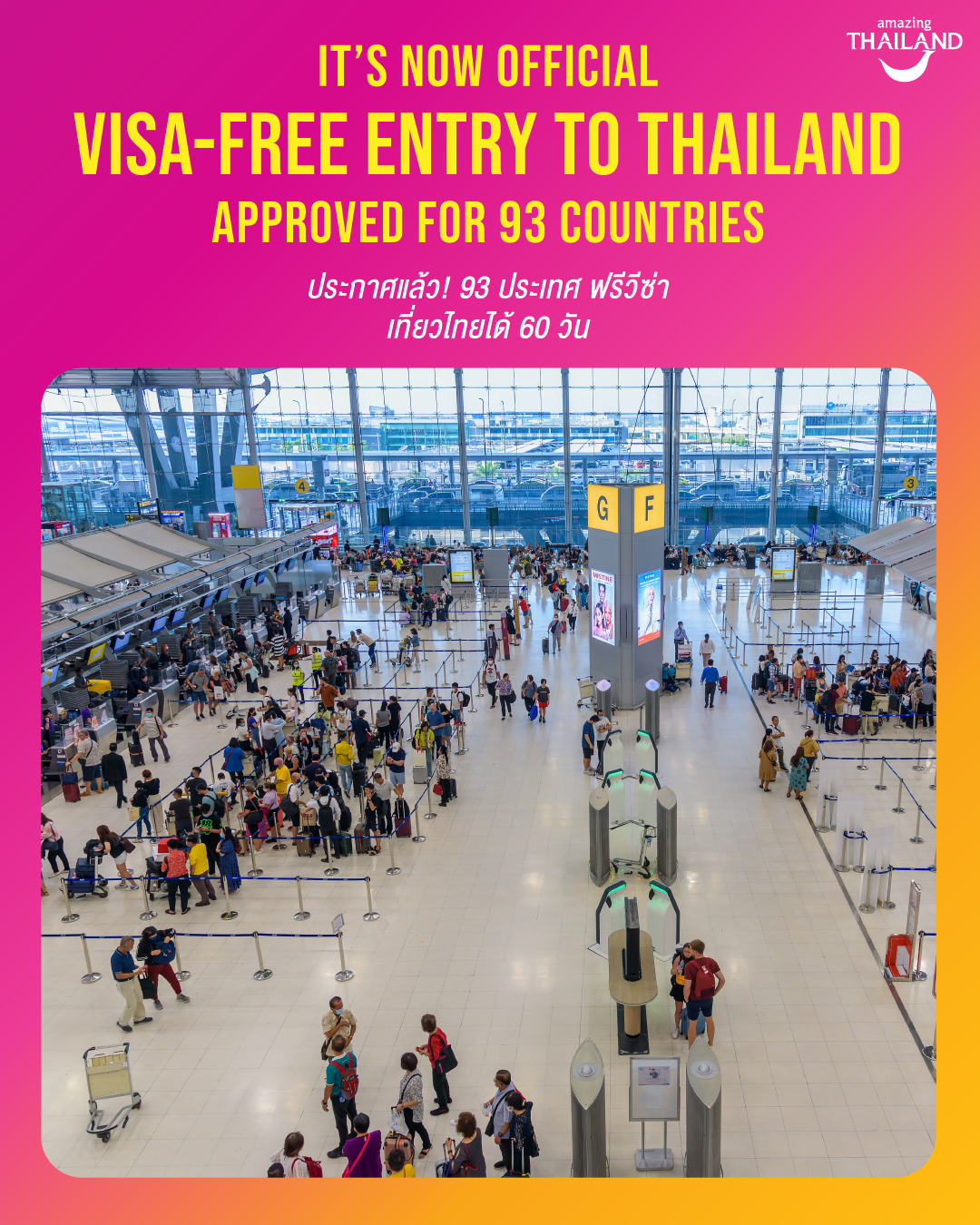 Thailand announces longer visa stays to boost economy
